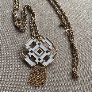 Vintage Avon necklace + brooch